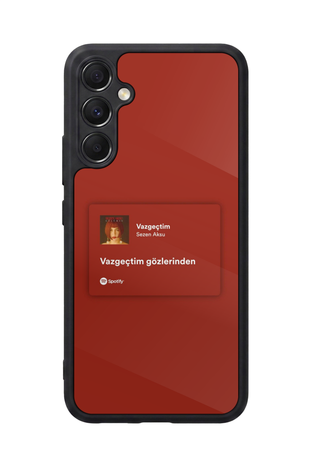 Samsung Galaxy M34 Uyumlu Sarki Sozleri Tasarımlı Glossy Premium Kılıf