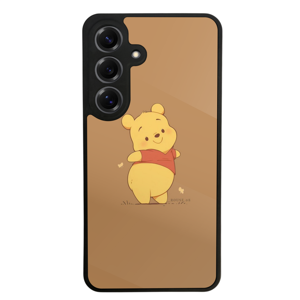 Samsung Galaxy S25 Uyumlu Winnie Tasarımlı Glossy Premium Kılıf