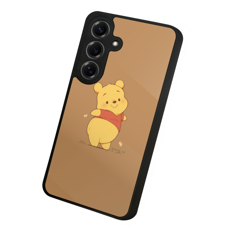 Samsung Galaxy S25 Uyumlu Winnie Tasarımlı Glossy Premium Kılıf