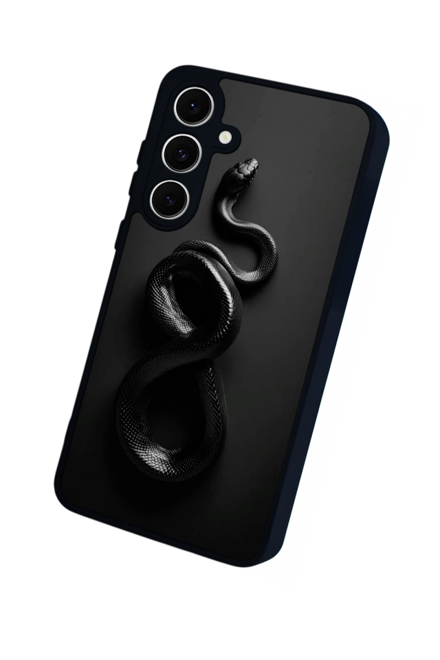 Samsung Galaxy A16 Uyumlu Yılan Tasarımlı Glossy Premium Kılıf