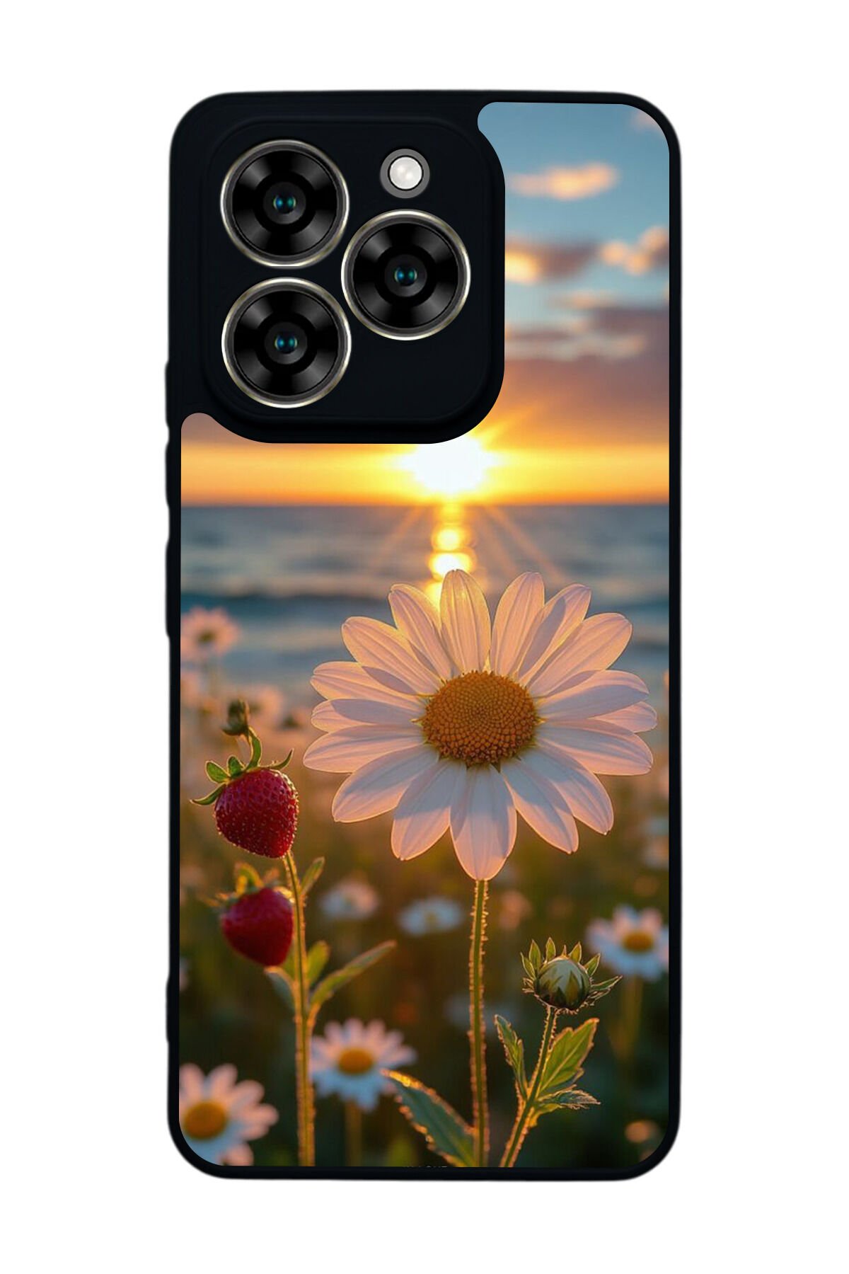 Reeder S919 Uyumlu Cicek Tasarımlı Glossy Premium Kılıf