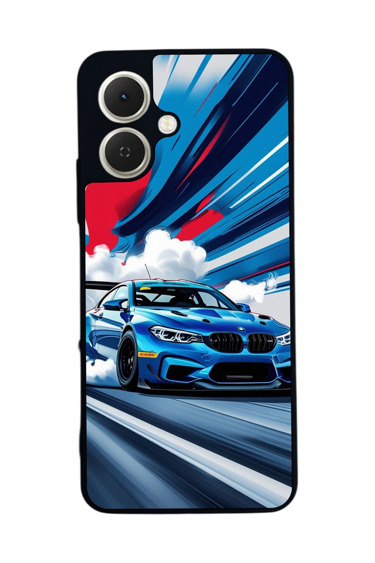 Tecno Spark GO 2 Uyumlu BMW Tasarımlı Glossy Premium Kılıf