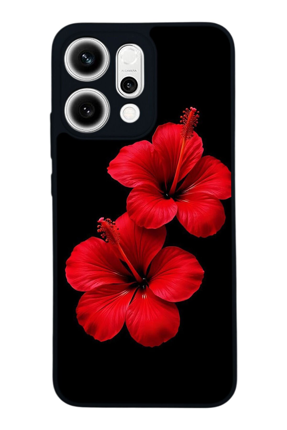 Oppo Reno 14 Uyumlu Cicek Tasarımlı Glossy Premium Kılıf