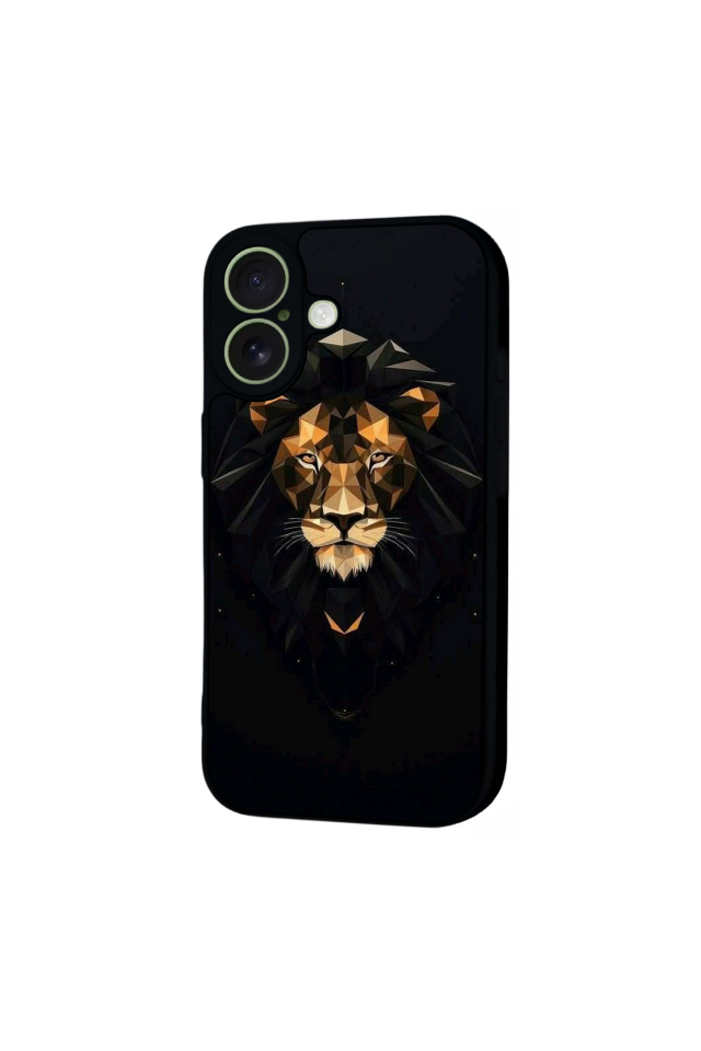 iPhone 17 Uyumlu Aslan Tasarımlı Glossy Premium Kılıf