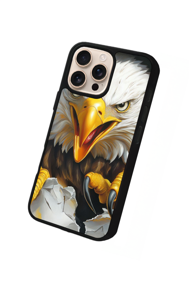 iPhone 16 Pro Uyumlu Besiktas Tasarımlı Glossy Premium Kılıf