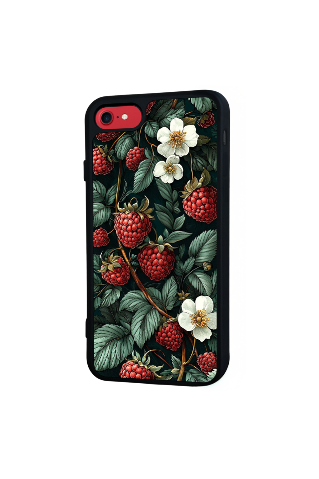 iPhone SE Uyumlu Botanik Tasarımlı Glossy Premium Kılıf