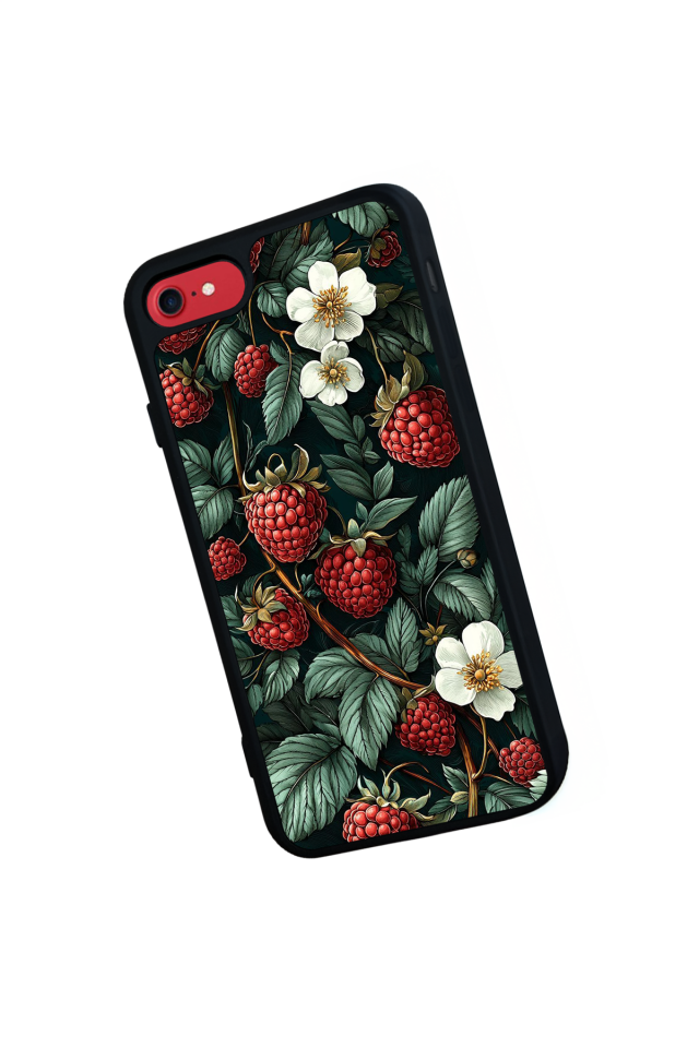iPhone SE Uyumlu Botanik Tasarımlı Glossy Premium Kılıf