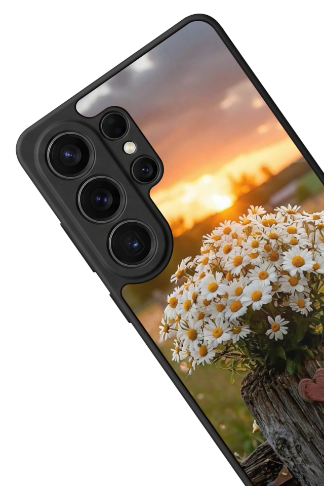 Samsung Galaxy S26 Ultra Uyumlu Cicek Tasarımlı Glossy Premium Kılıf