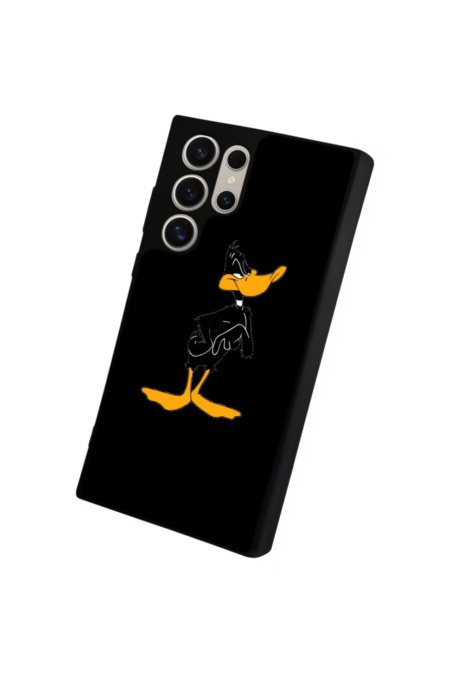 Samsung Galaxy S23 Ultra Uyumlu Daffy duck Tasarımlı Glossy Premium Kılıf