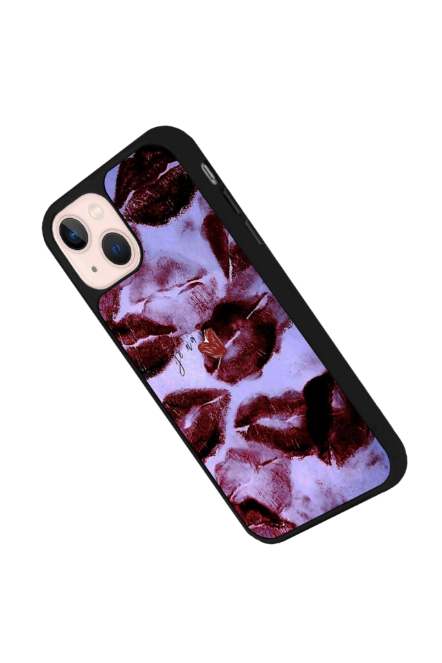 iPhone 13/14 Uyumlu Dudak Tasarımlı Glossy Premium Kılıf