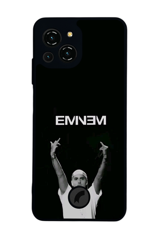 Reeder S23 Pro Max Uyumlu Eminem Tasarımlı Glossy Premium Kılıf
