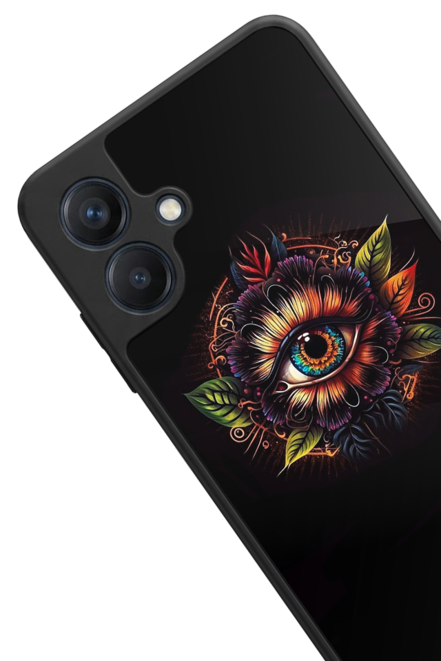 Samsung Galaxy A07 Uyumlu Göz Tasarımlı Glossy Premium Kılıf