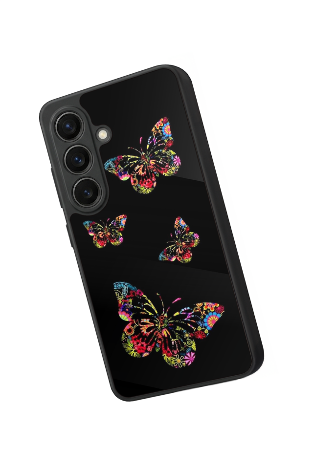 Samsung Galaxy S26 Uyumlu Kelebek Tasarımlı Glossy Premium Kılıf