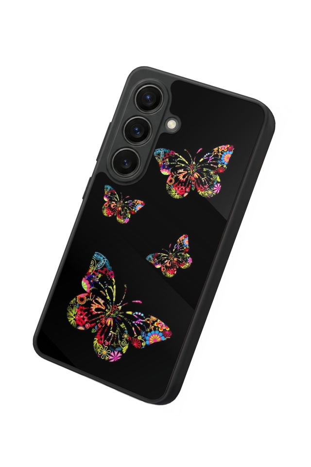 Samsung Galaxy S26 Uyumlu Kelebek Tasarımlı Glossy Premium Kılıf