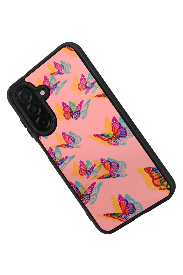Samsung Galaxy A36 Uyumlu Kelebek Tasarımlı Glossy Premium Kılıf