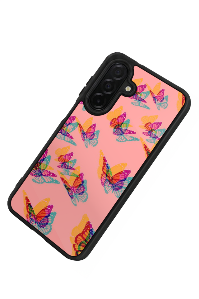 Samsung Galaxy A36 Uyumlu Kelebek Tasarımlı Glossy Premium Kılıf