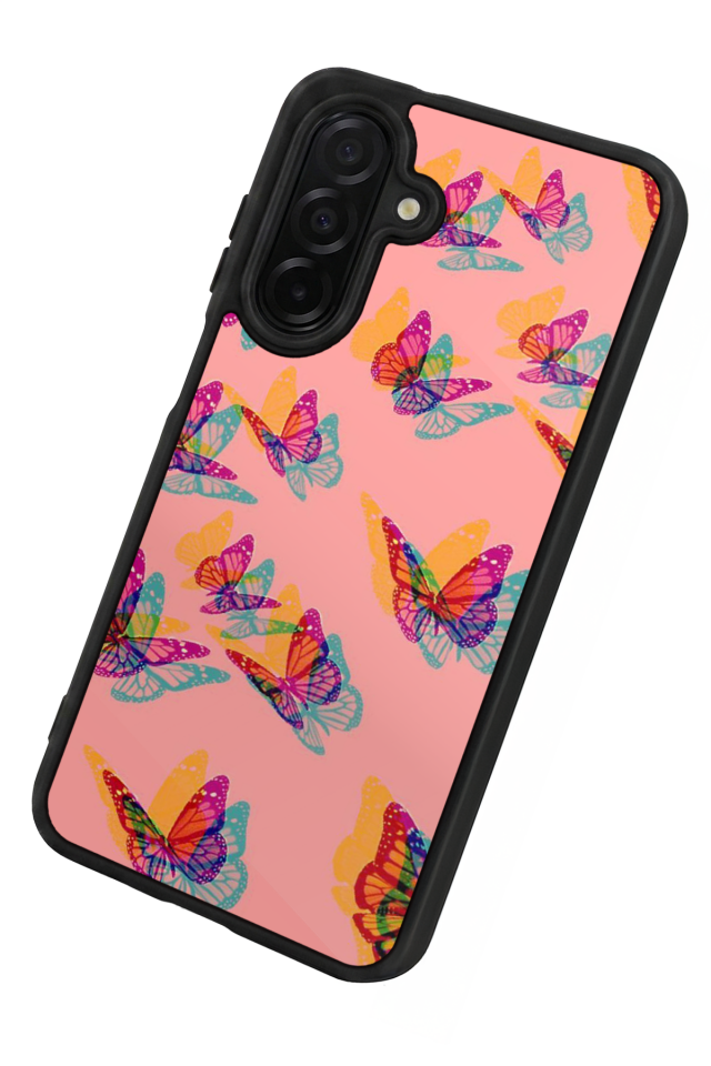 Samsung Galaxy A36 Uyumlu Kelebek Tasarımlı Glossy Premium Kılıf