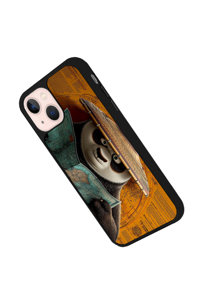 iPhone 14 Plus Uyumlu Kung Fu Panda Tasarımlı Glossy Premium Kılıf