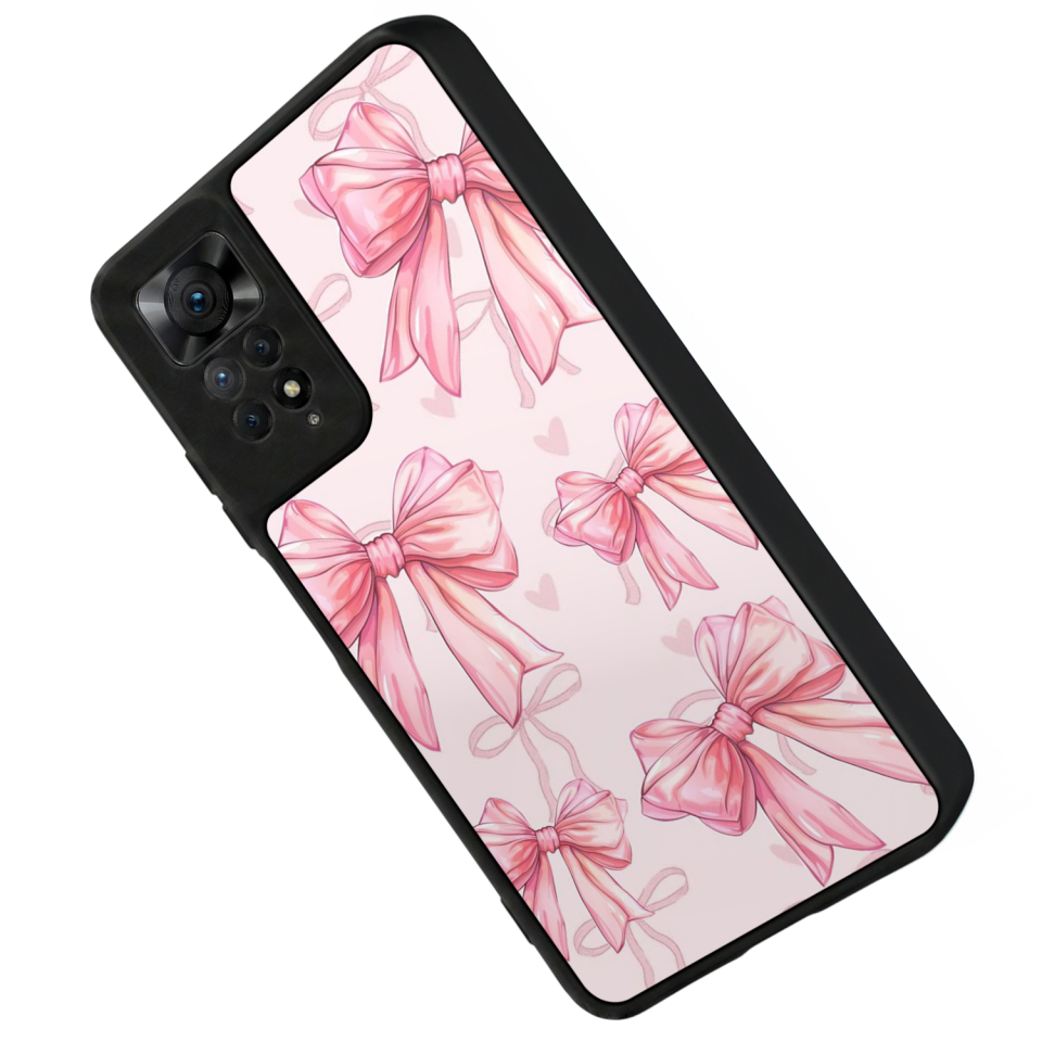 Xiaomi Redmi Note 12 Pro Uyumlu Kurdele Tasarımlı Glossy Premium Kılıf