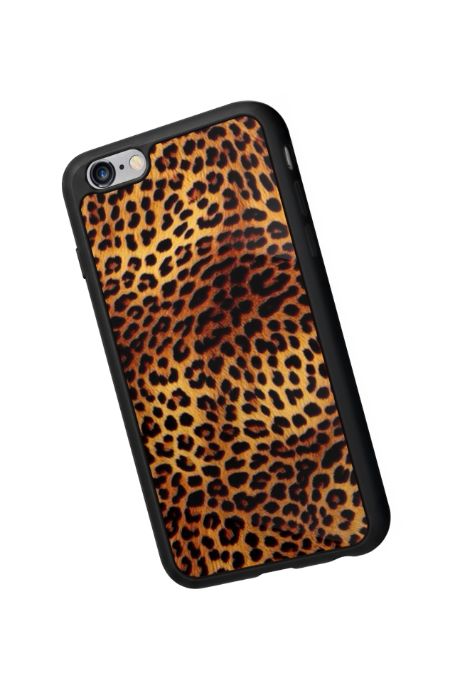 iPhone 6s Plus Uyumlu Leopar Tasarımlı Glossy Premium Kılıf