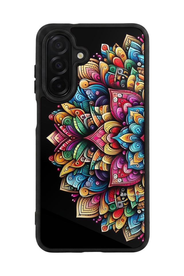 Samsung Galaxy A56 Uyumlu Mandala Tasarımlı Glossy Premium Kılıf