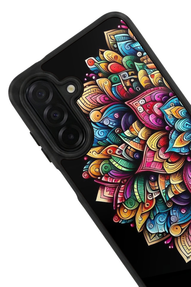 Samsung Galaxy A56 Uyumlu Mandala Tasarımlı Glossy Premium Kılıf
