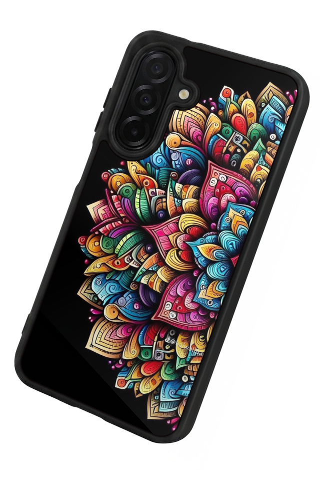 Samsung Galaxy A56 Uyumlu Mandala Tasarımlı Glossy Premium Kılıf