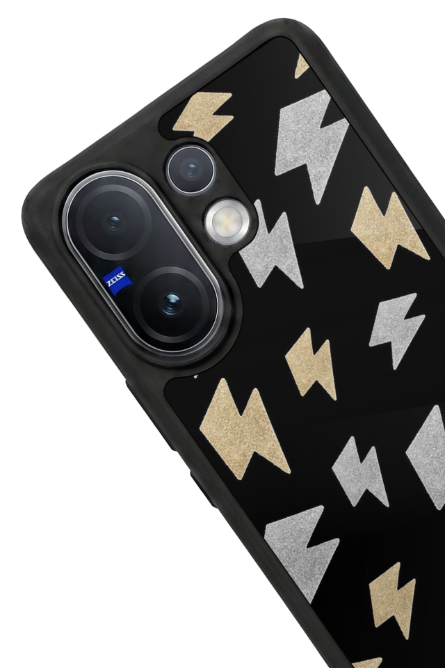 Vivo V60 Uyumlu Simsek Tasarımlı Glossy Premium Kılıf