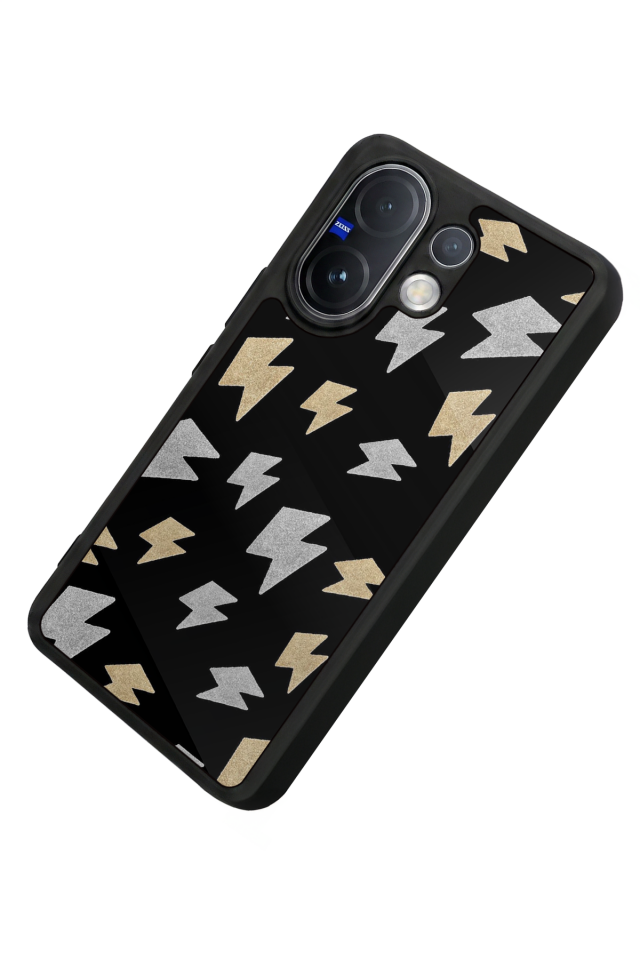 Vivo V60 Uyumlu Simsek Tasarımlı Glossy Premium Kılıf