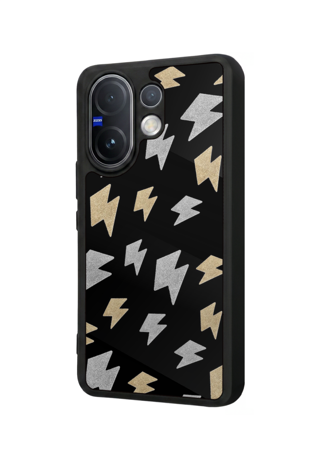 Vivo V60 Uyumlu Simsek Tasarımlı Glossy Premium Kılıf