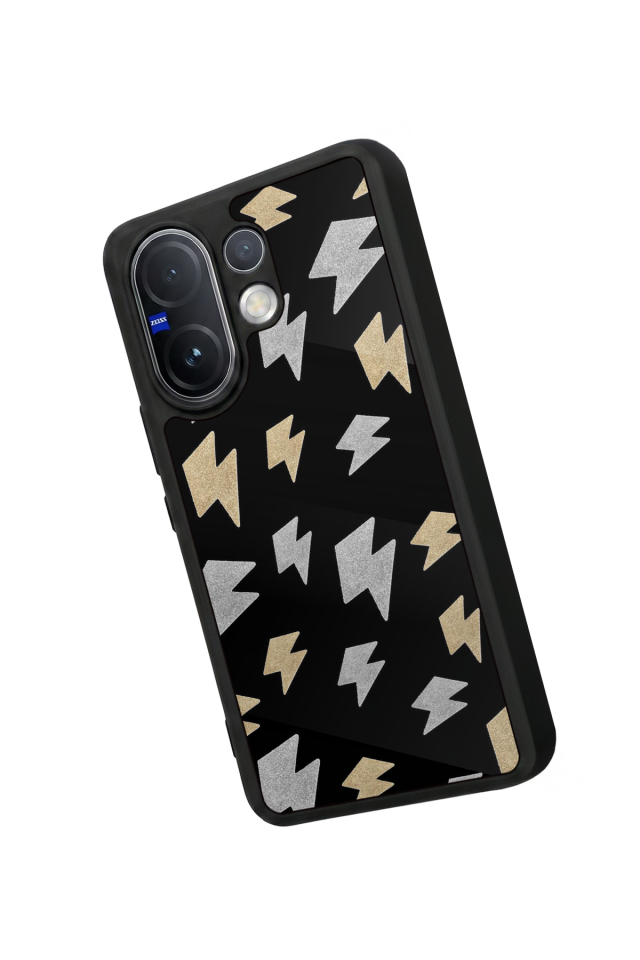 Vivo V60 Uyumlu Simsek Tasarımlı Glossy Premium Kılıf