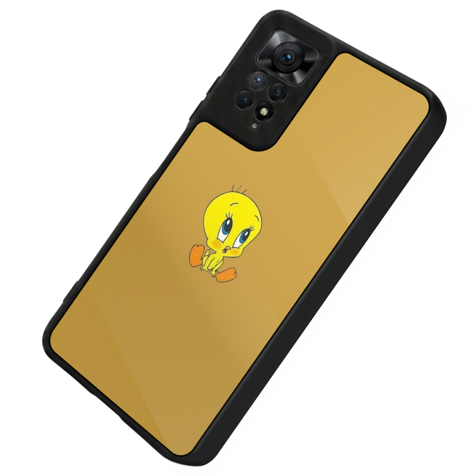 Xiaomi Redmi Note 11 Pro Uyumlu Tweety Tasarımlı Glossy Premium Kılıf