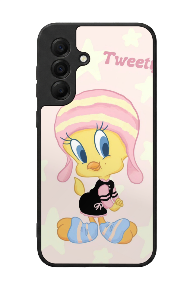 Samsung Galaxy A17 Uyumlu Tweety Tasarımlı Glossy Premium Kılıf