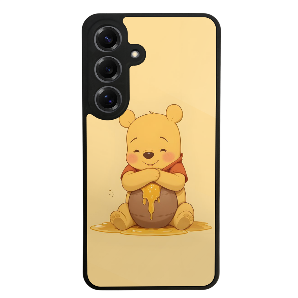 Samsung Galaxy S25 Uyumlu Winnie Tasarımlı Glossy Premium Kılıf