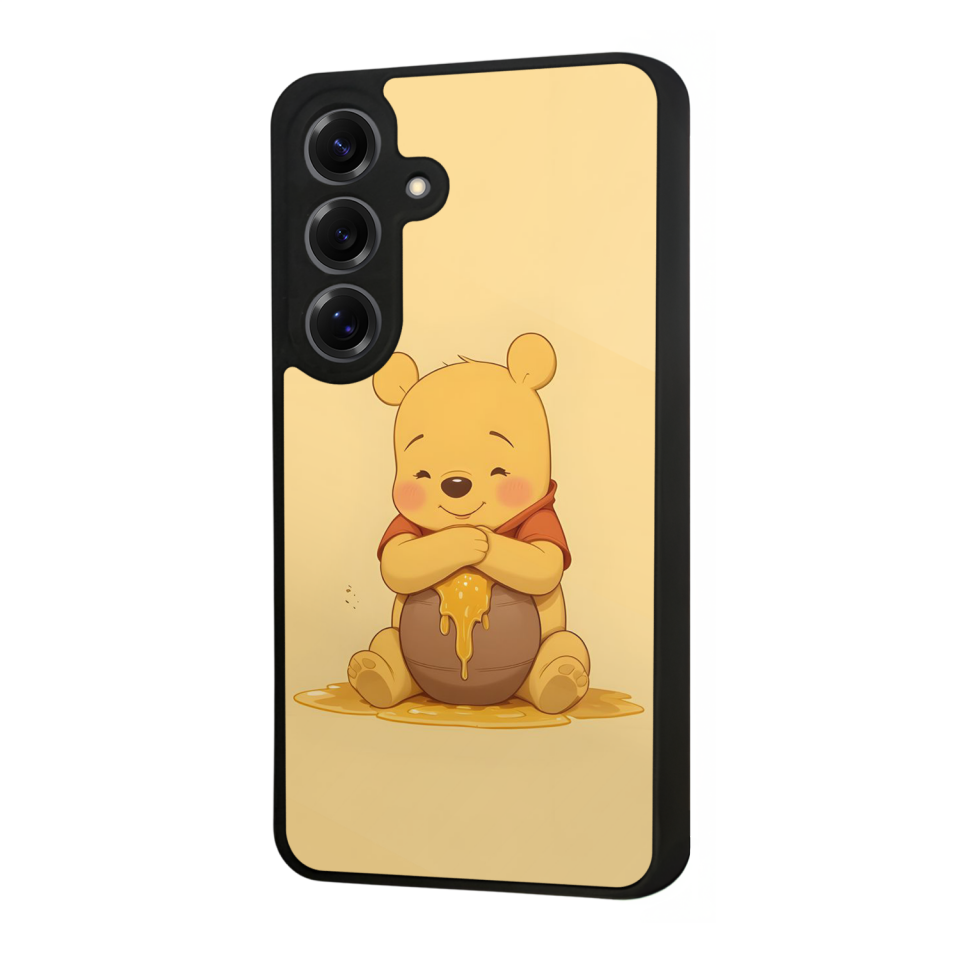 Samsung Galaxy S25 Uyumlu Winnie Tasarımlı Glossy Premium Kılıf
