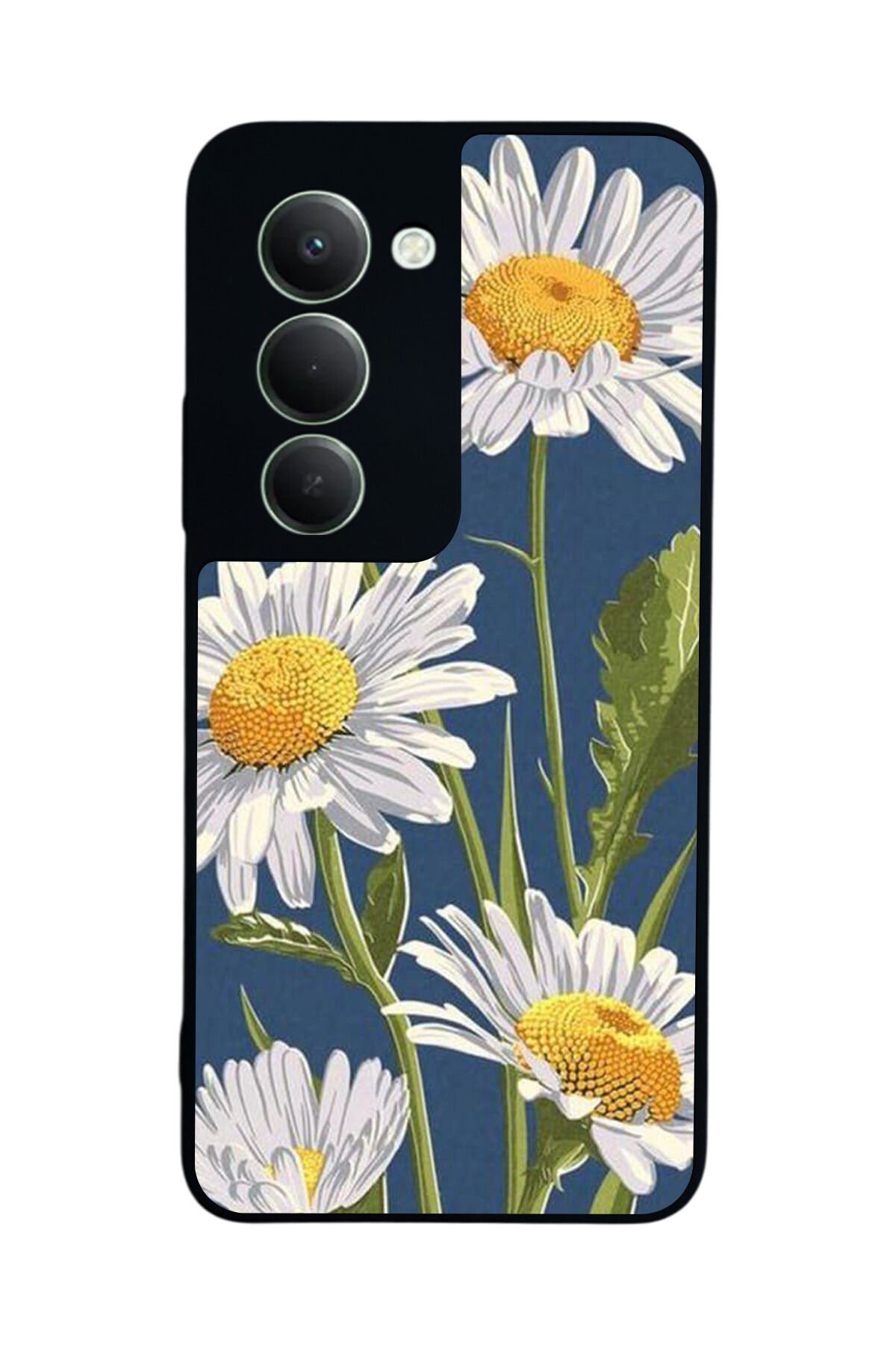 Xiaomi Redmi 15 5G Uyumlu Papatya Tasarımlı Glossy Premium Kılıf