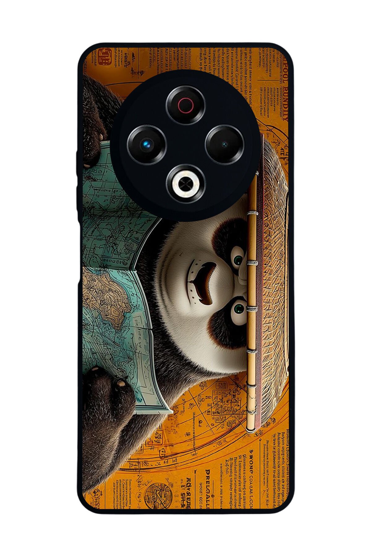 Tecno Spark 30 Uyumlu Kung Fu Panda Tasarımlı Glossy Premium Kılıf