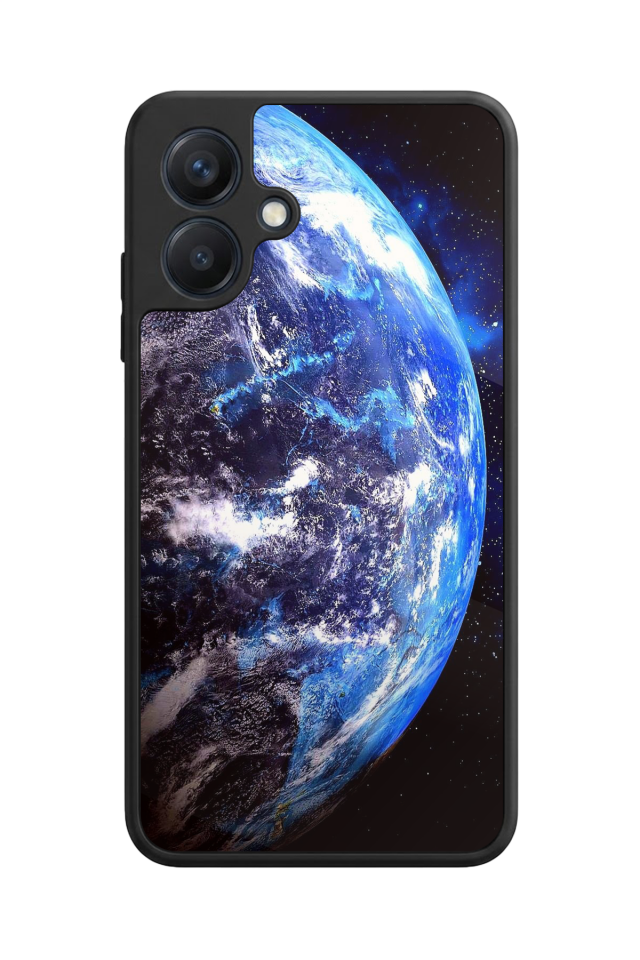 Samsung Galaxy A07 Uyumlu Ay Tasarımlı Glossy Premium Kılıf