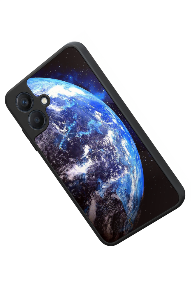 Samsung Galaxy A07 Uyumlu Ay Tasarımlı Glossy Premium Kılıf