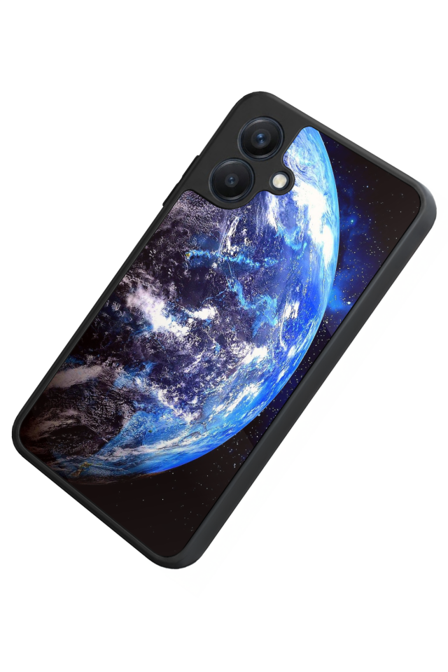 Samsung Galaxy A07 Uyumlu Ay Tasarımlı Glossy Premium Kılıf