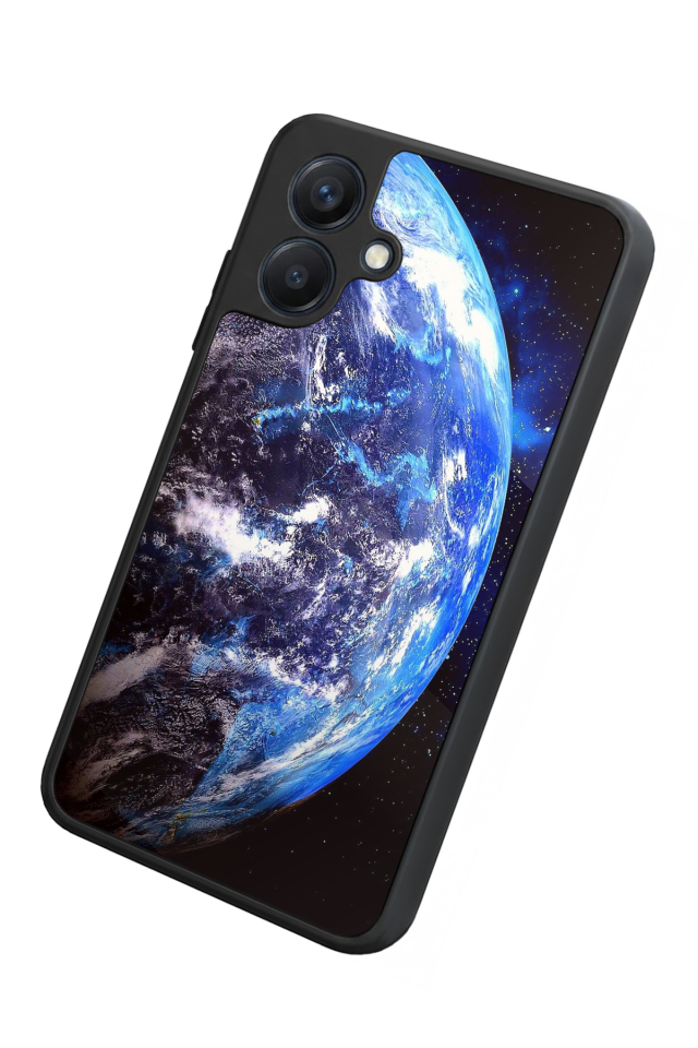 Samsung Galaxy A07 Uyumlu Ay Tasarımlı Glossy Premium Kılıf