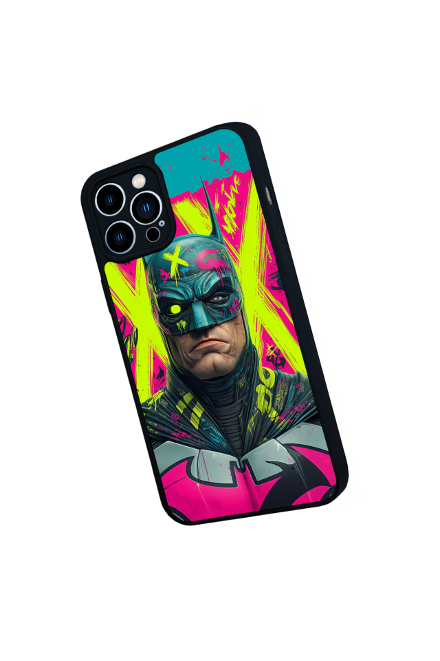 iPhone 12 Pro Max Uyumlu Batman Tasarımlı Glossy Premium Kılıf