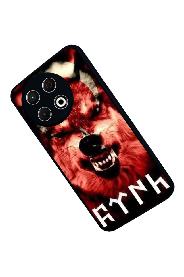 Tecno Spark 30 Pro Uyumlu Bozkurt Tasarımlı Glossy Premium Kılıf