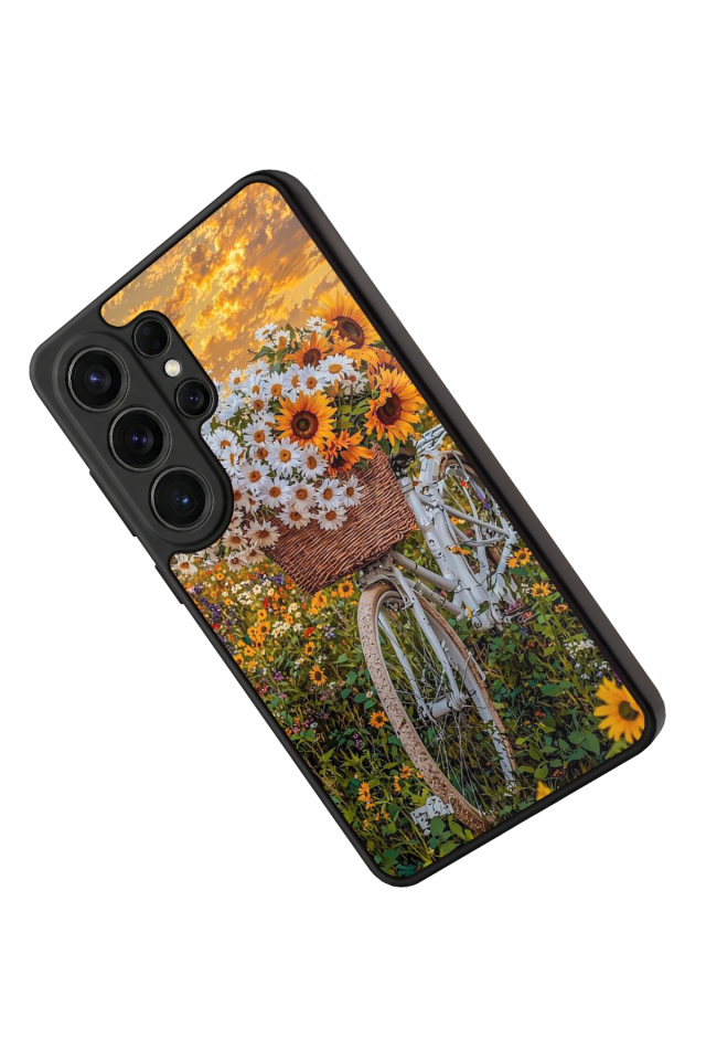 Samsung Galaxy S26 Ultra Uyumlu Cicek Tasarımlı Glossy Premium Kılıf