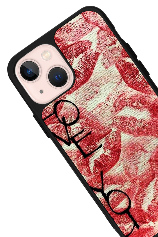 iPhone 13/14 Uyumlu Dudak Tasarımlı Glossy Premium Kılıf