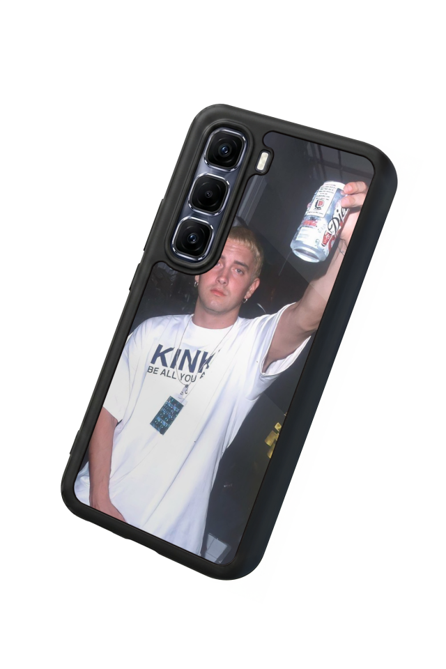 Infinix Hot 60 Pro Plus Uyumlu Eminem Tasarımlı Glossy Premium Kılıf