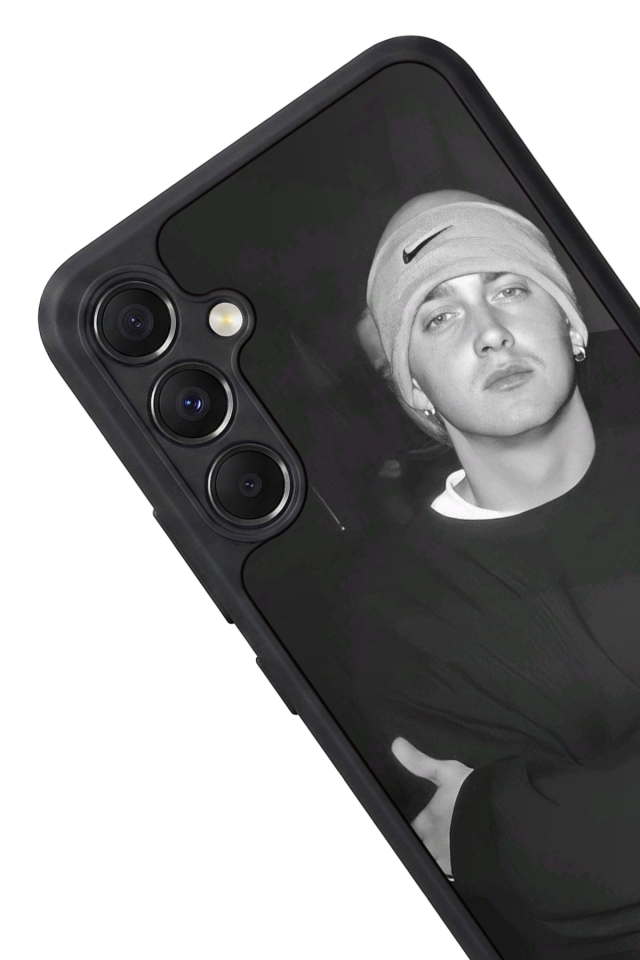 Samsung Galaxy A34 Uyumlu Eminem Tasarımlı Glossy Premium Kılıf