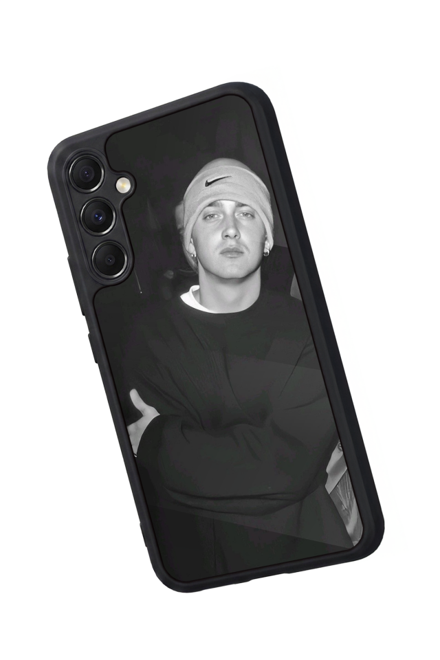 Samsung Galaxy A34 Uyumlu Eminem Tasarımlı Glossy Premium Kılıf