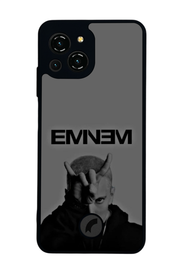 Reeder S23 Pro Max Uyumlu Eminem Tasarımlı Glossy Premium Kılıf