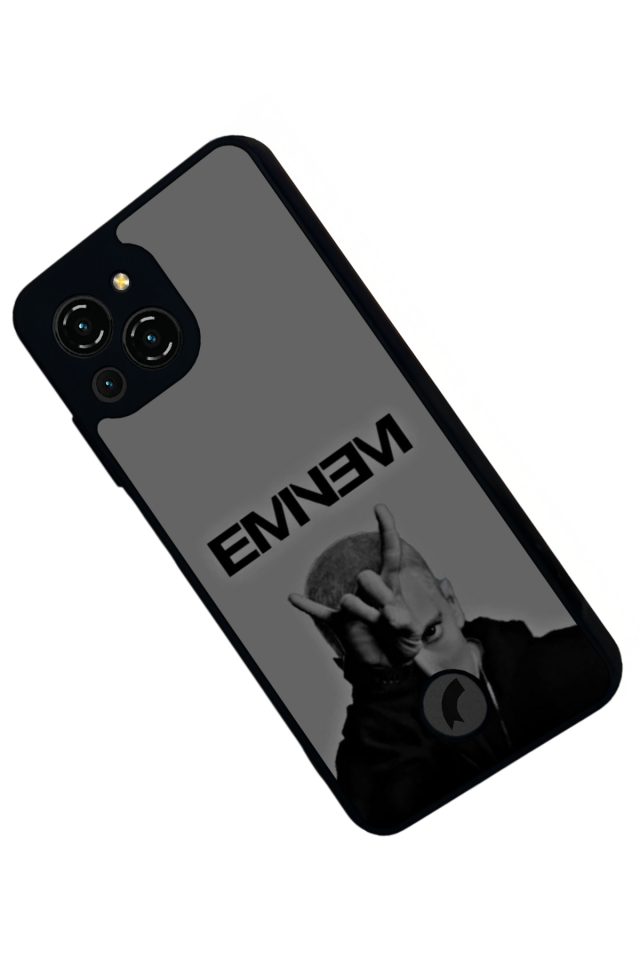 Reeder S23 Pro Max Uyumlu Eminem Tasarımlı Glossy Premium Kılıf